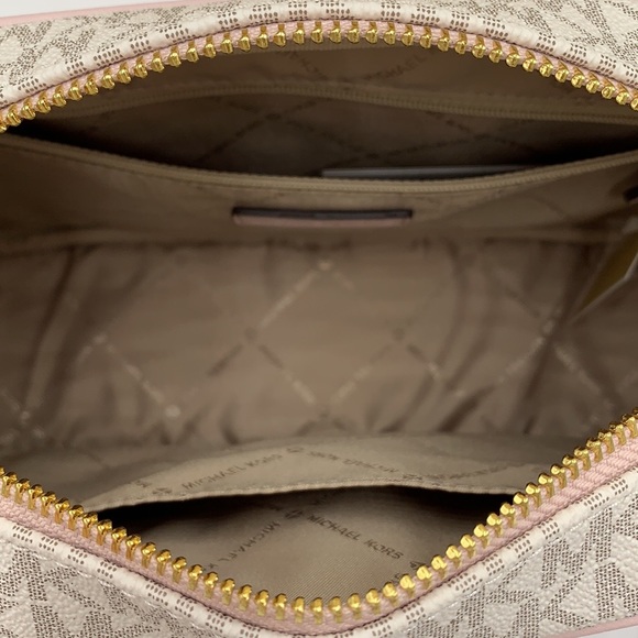 MICHAEL KORS KENLY LARGE POCKET XBODY POWDER BLUSH MULTI - Picture 6 of 16